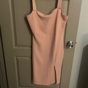 Coral knee length shein size LG dress.